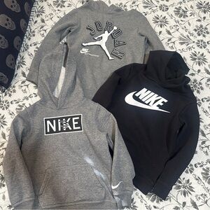 Boys Nike and Jordan Hoodies Set Size 6